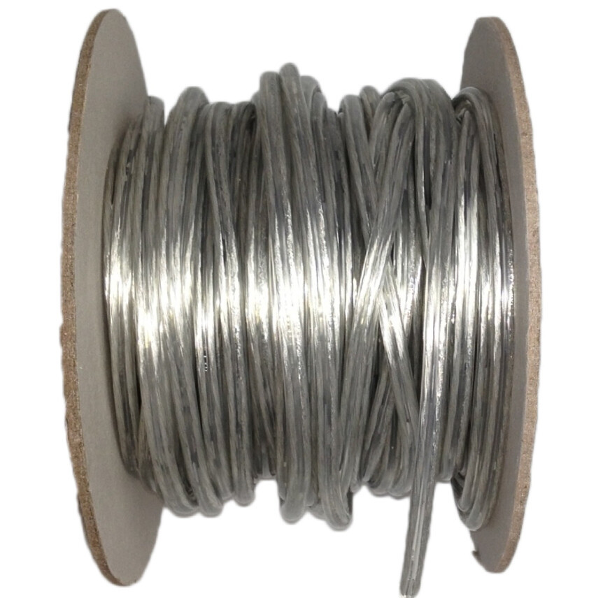 0901230-T 25m CABLE DECORATIVO TRANSPARENTE 2x0,75mm CORDON