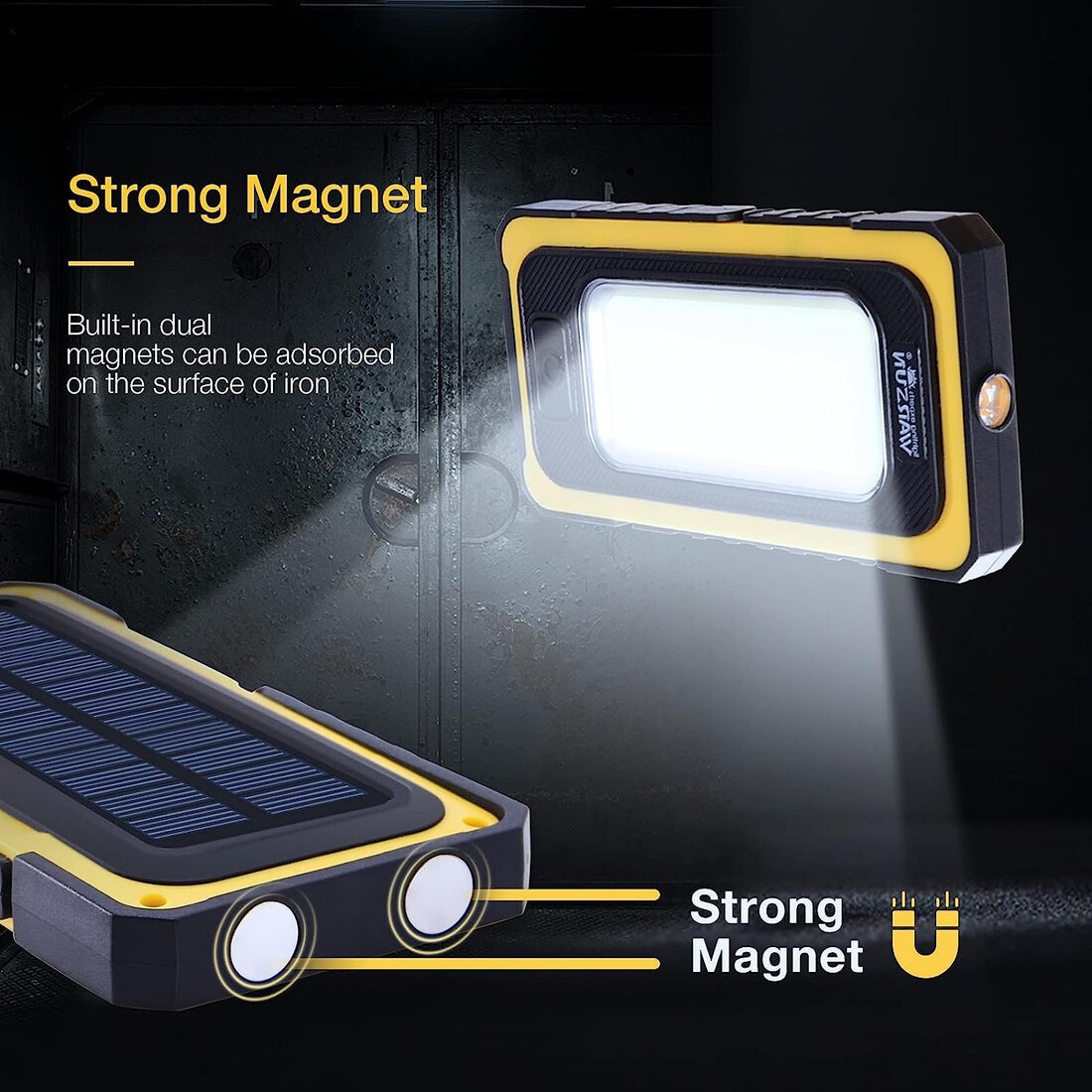 2423310 LINTERNA SOLAR LED RECARGABLE 10+5W 6500K 800Lm