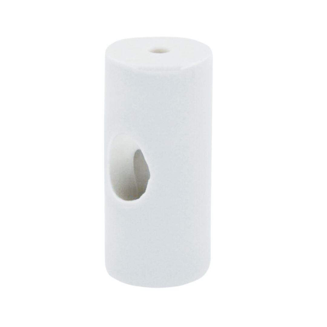 1400430 5UD DERIVACABLES TECHO DE PORCELANA BLANCO 20x45mm ELECTROBILSA