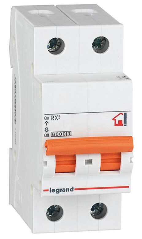 419937 INTERRUPTOR MAGNETOTERMICO 2 x 25A LEGRAND