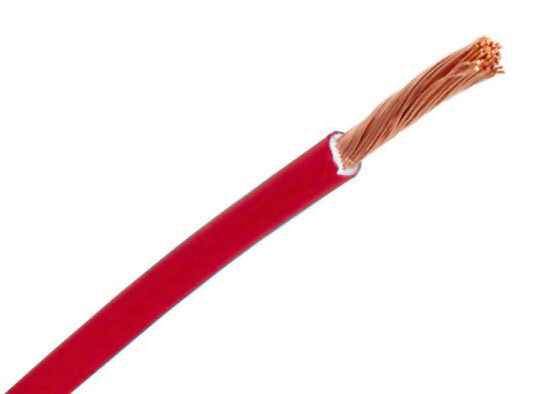 ROLLO 100m HILO FLEXIBLE DE LINEA ROJO 1,5mm²