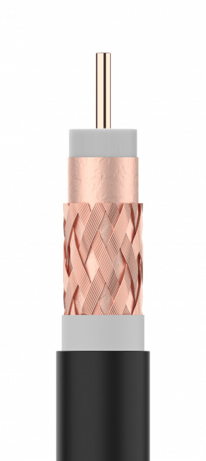 2155 ROLLO 100m CABLE COAXIAL NEGRO TELEVES