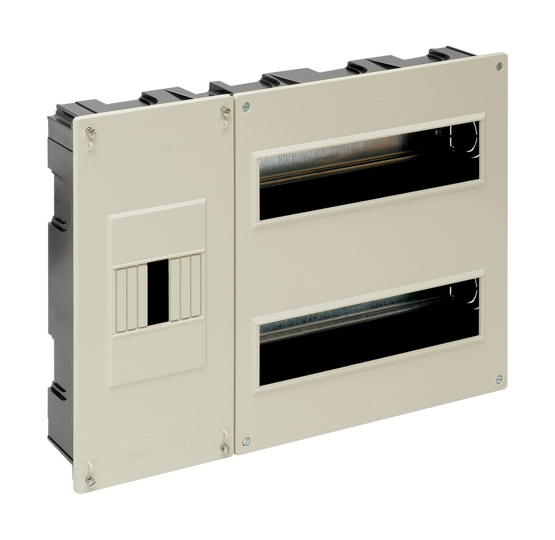 5203 CAJA EMP ICP HASTA 24 ELEM MARFIL 410x270x68mm SOLERA