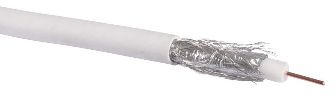 300m CARRETE DE CABLE COAXIAL BLANCO ASM-75
