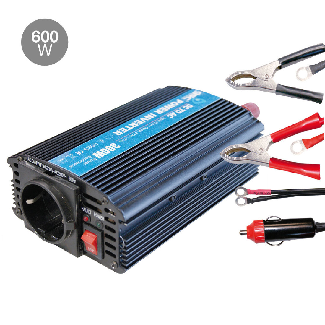 001400741 INVERSOR DE CORRIENTE 12V/230V 300W GSC