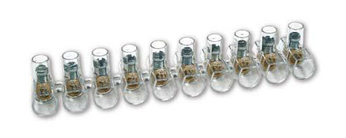 491MR00 REGLETA VOLANTE OKB25 2,5mm 10 POLOS KOALA