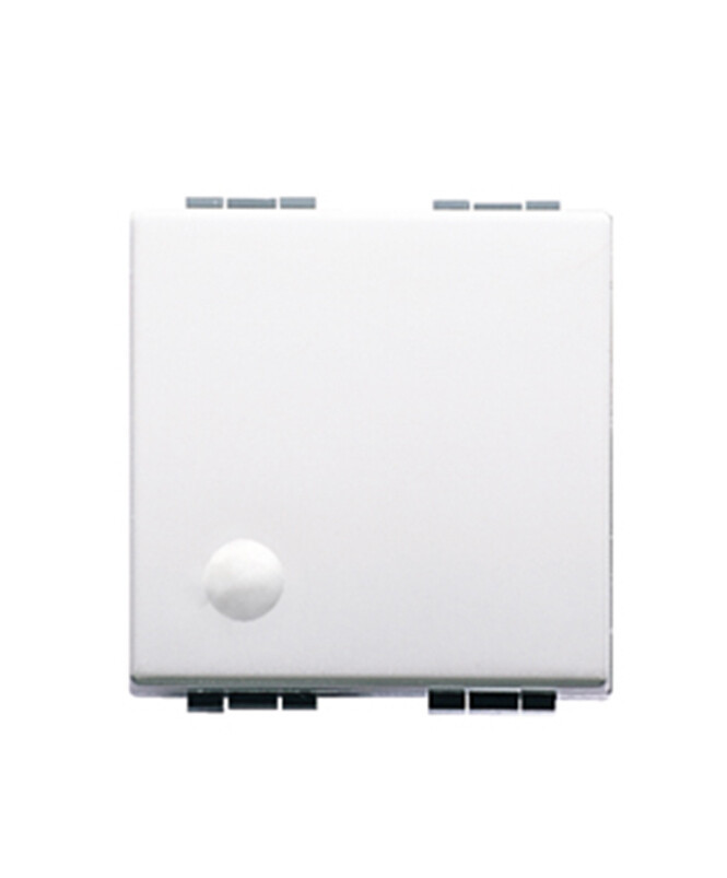 C4001L/2 INTERRUPTOR 16A 2 MODULOS BLANCO LUNA