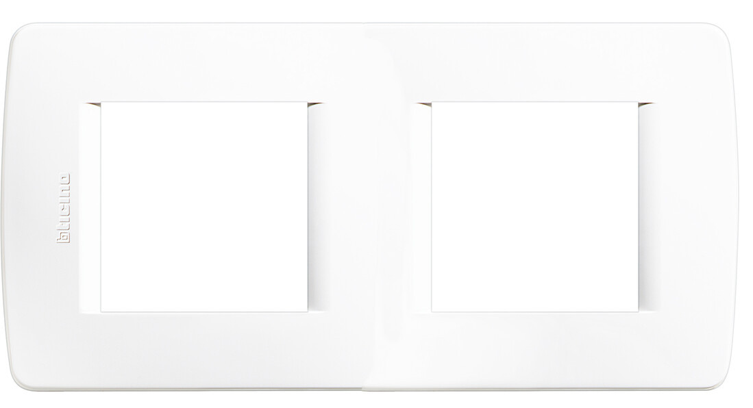 C4802/2BN PLACA PARA CAJA 4 MODULOS BLANCO LUNA