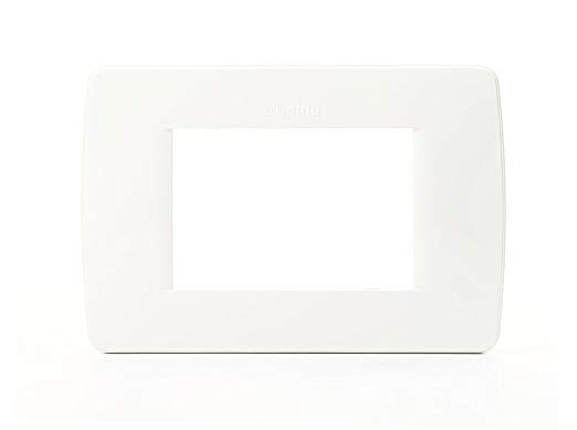 C4803BN PLACA 3 MODULOS BLANCO LUNA