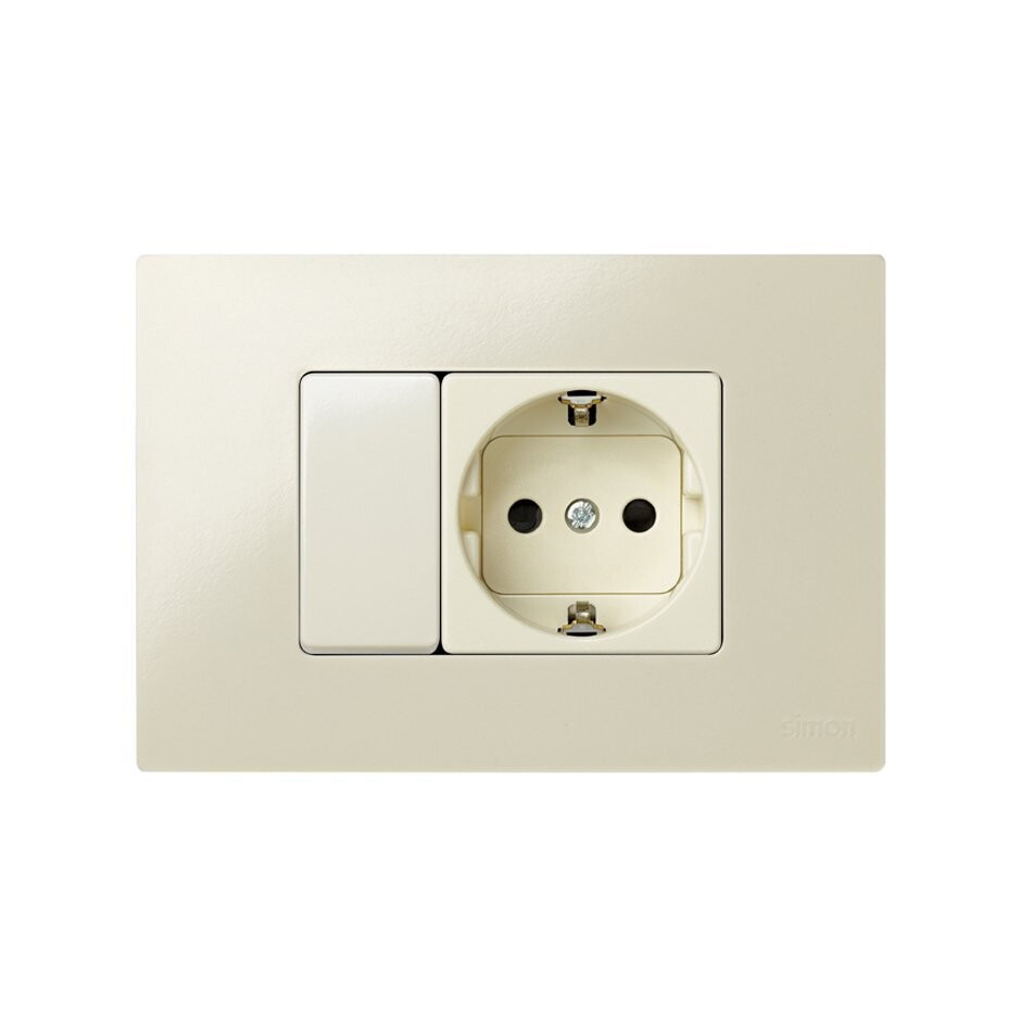 2700613-031 PLACA AMERICANA MARFIL 3 MODULOS