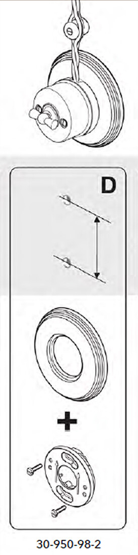 30-950-98-2 ADAPTADOR SIN CHASIS PARA MARCO GARBY