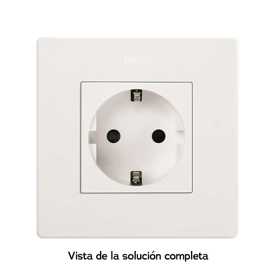 20000472-090 BASE SCHUKO EMBORNAMIENTO RAPIDO SERIE SIMON 270