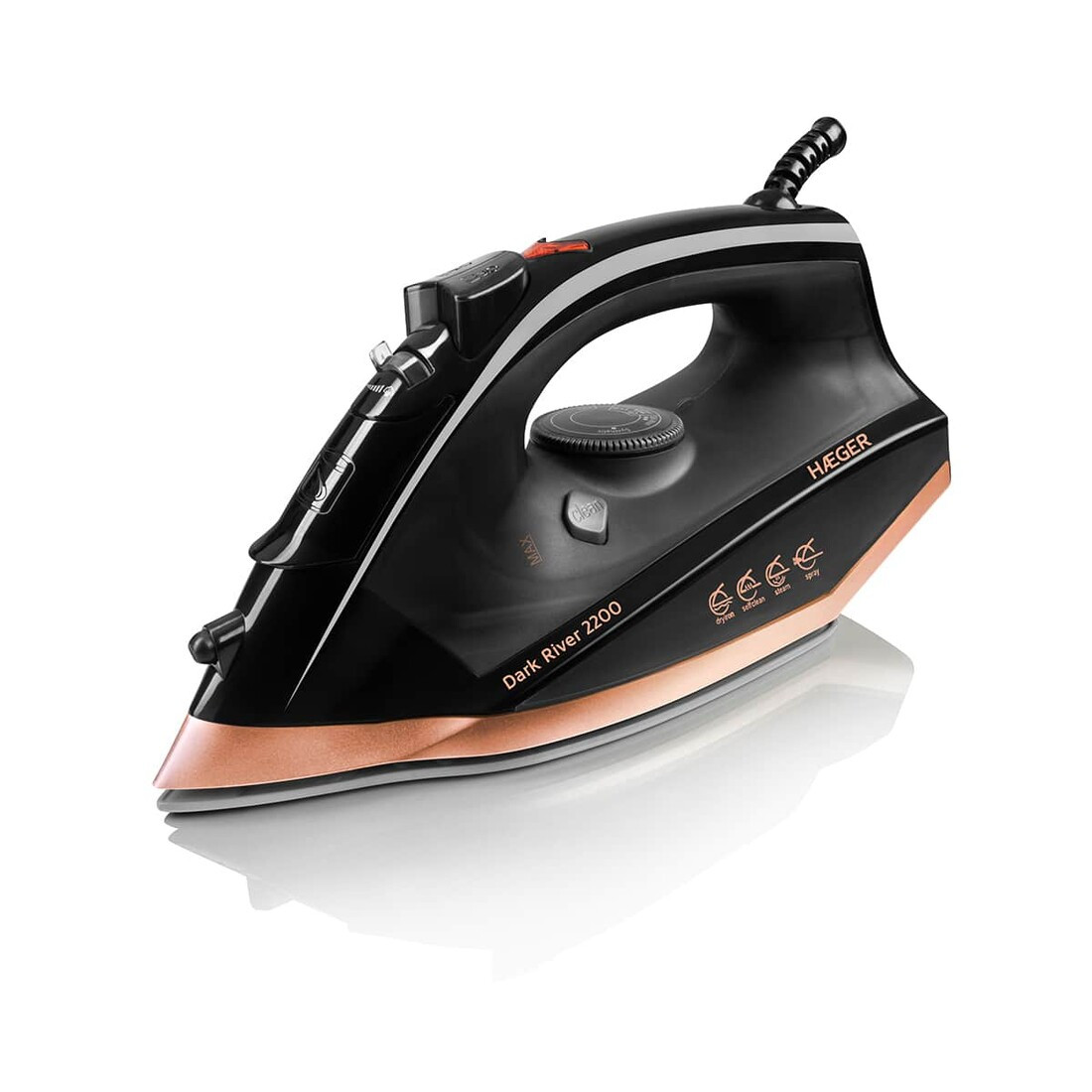 SI-220.015A PLANCHA DE VAPOR CERAMICA 2200W DARK RIVER HAEGER