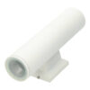 Aplique Aluminio 2xGU10 Blanco IP54