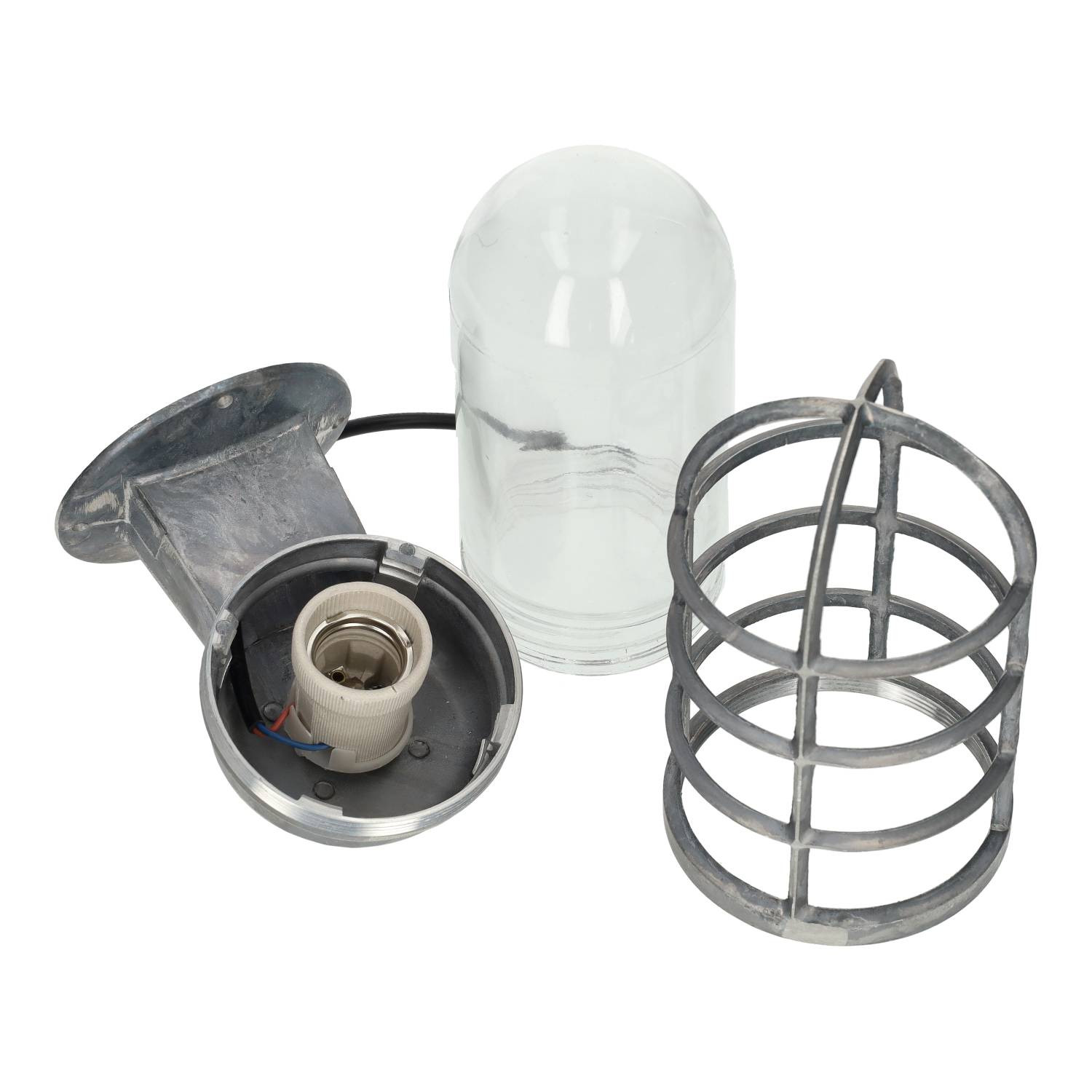 Aplique industrial metálico pared E27 - Imagen 2