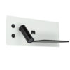 Aplique pared LED 7+3W con USB derecha