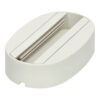 Base carril superficie pequeña color blanco