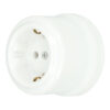 Base enchufe SCHUKO porcelana