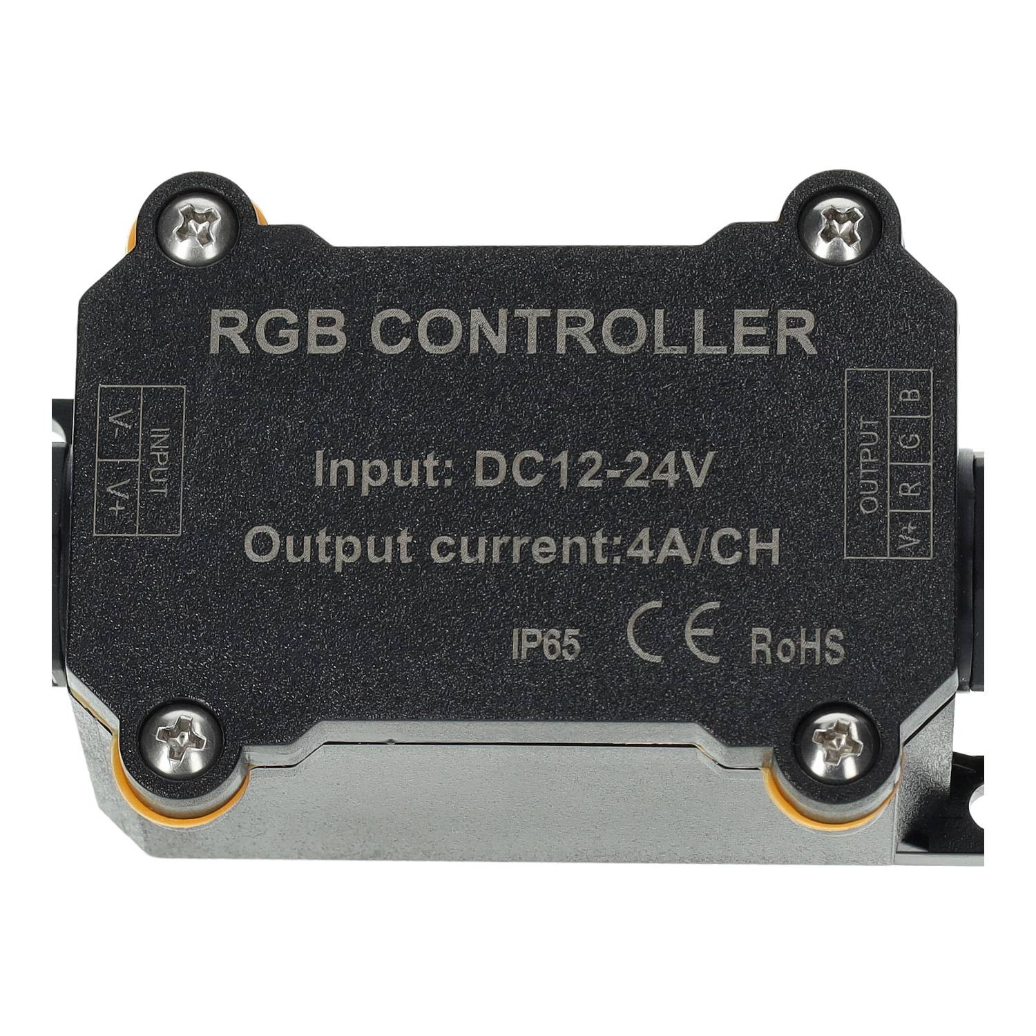 Controlador RADIOFRECUENCIA IP65 RGB 12/24V 12A - Imagen 4