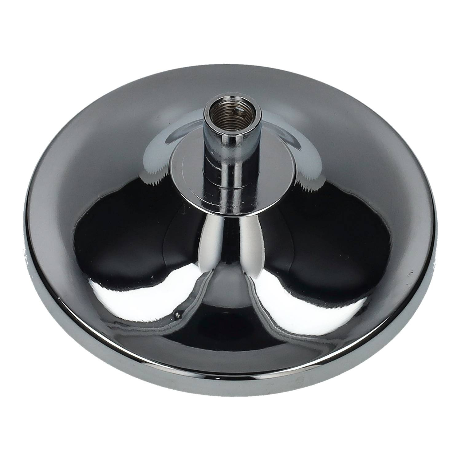 Florón metal + pasacables vintage cromado