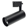 Foco carril led 30W orientable negro