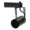 Foco Carril para lámparas GU10 negro
