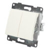 Interruptor doble conmutado 10A serie PC
