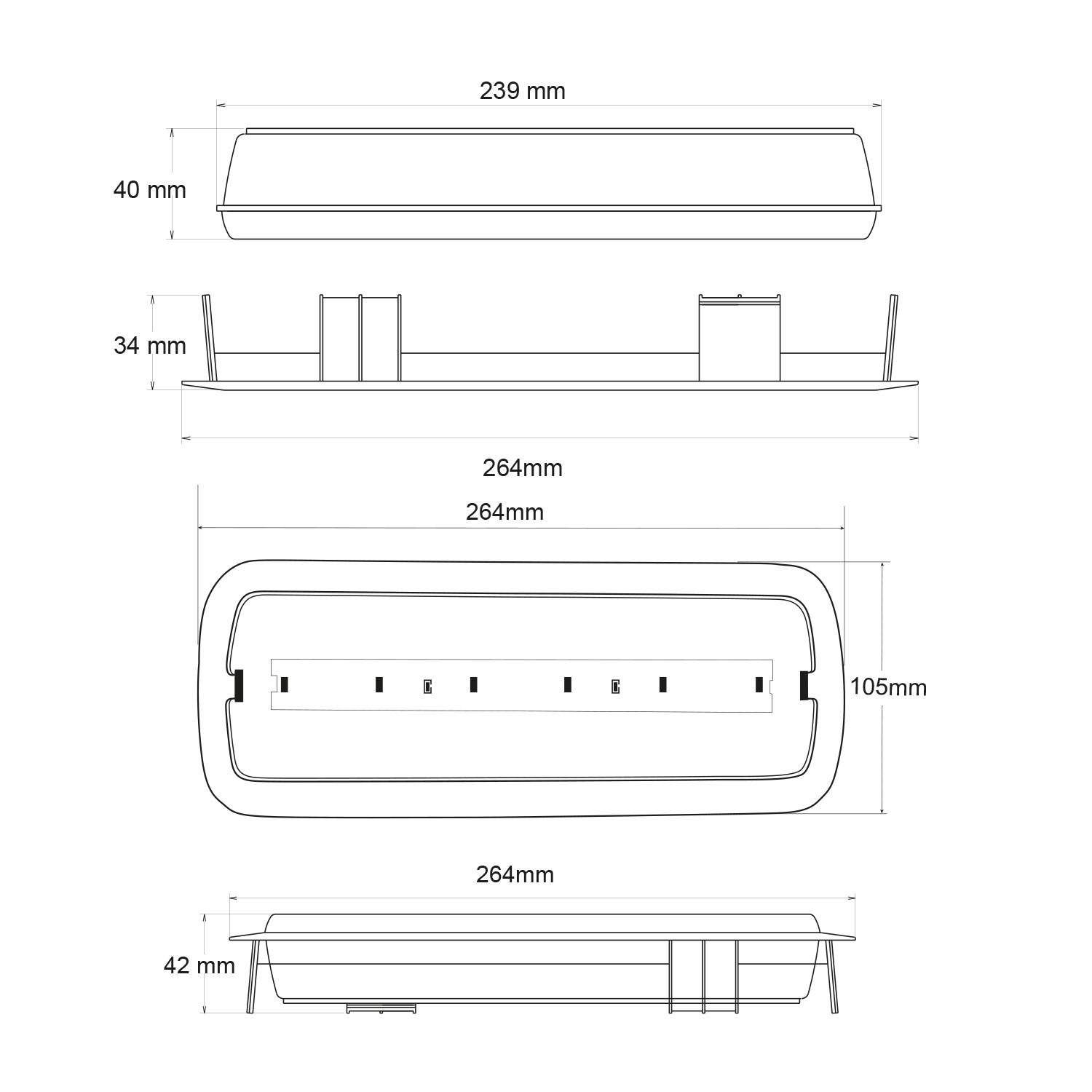 Luz de emergencia led 3W – Image 6