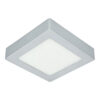 Plafón Led 12W cuadrado PLATA