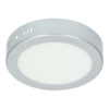 Plafón Led 12W redondo PLATA