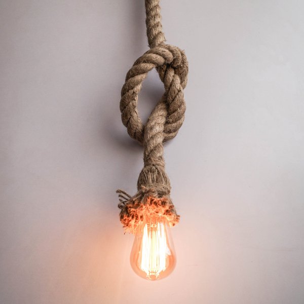 Portalámparas cuerda colgante E27 - Image 3