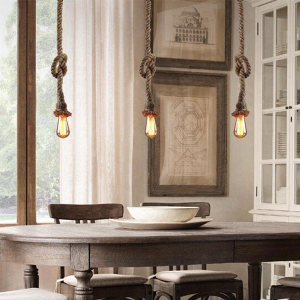 Portalámparas cuerda colgante E27 - Image 4