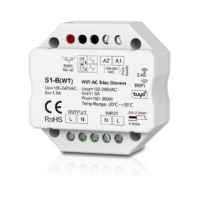 Regulador Dimmer LED 360W PUSH + RF WiFi