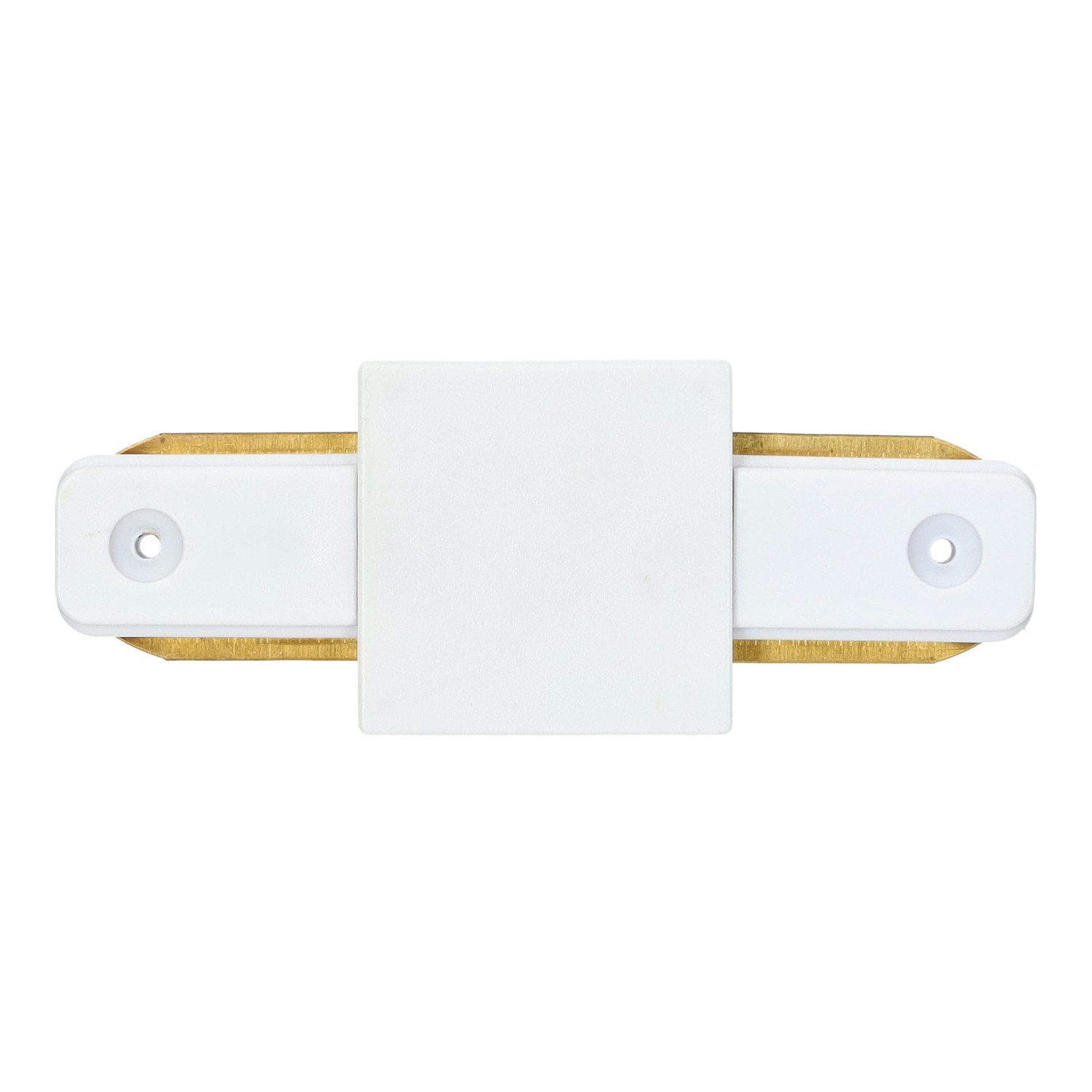 Unión recta carril PVC color blanco - Imagen 2